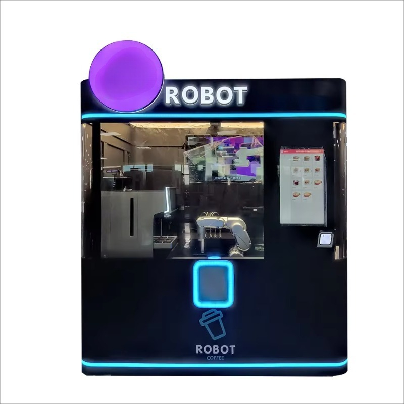 Coffee Tea Vending Machine - Customizable Appearance Coffee Barista Robotics Arm