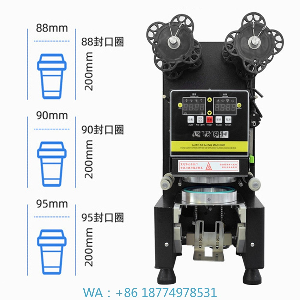 Coffee Tea Paper Cups - 88/90/95 PP/PE/Paper Automatic Bubble Sealing Machines
