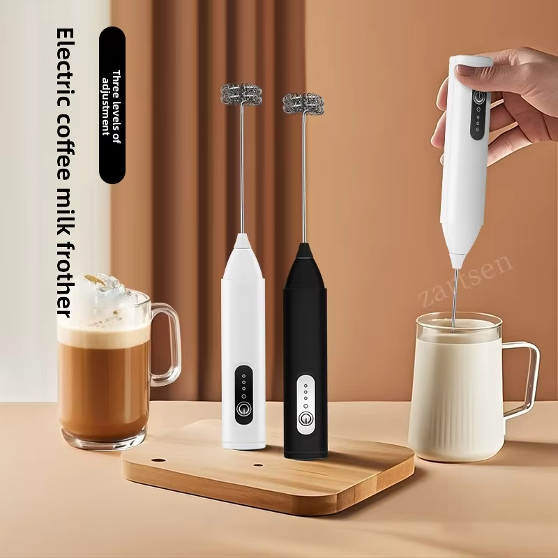 Coffee Tea Vending Machine - 3-Speed Adjustable USB Handheld Milk Frother