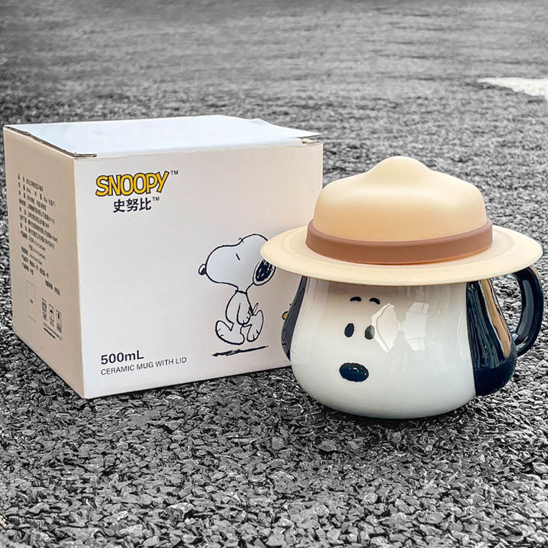 Coffee Tea Friends - Snoopy Ceramic Mug Kawaii Cartoon Anime