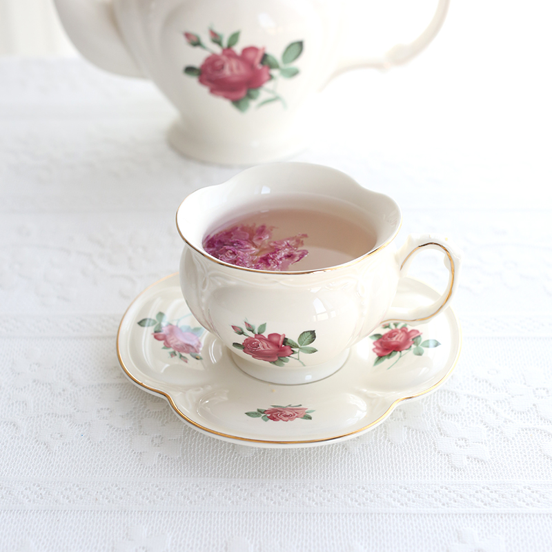 French gold edged ceramic gold - Coffee Tea English review and price