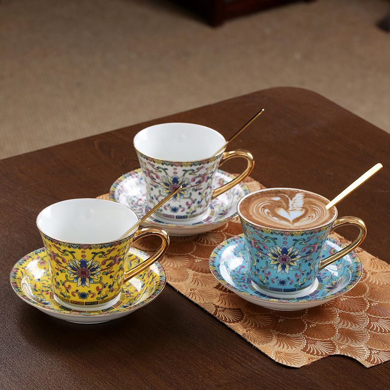 180ml European-style Ceramic C - Coffee Tea English review and price