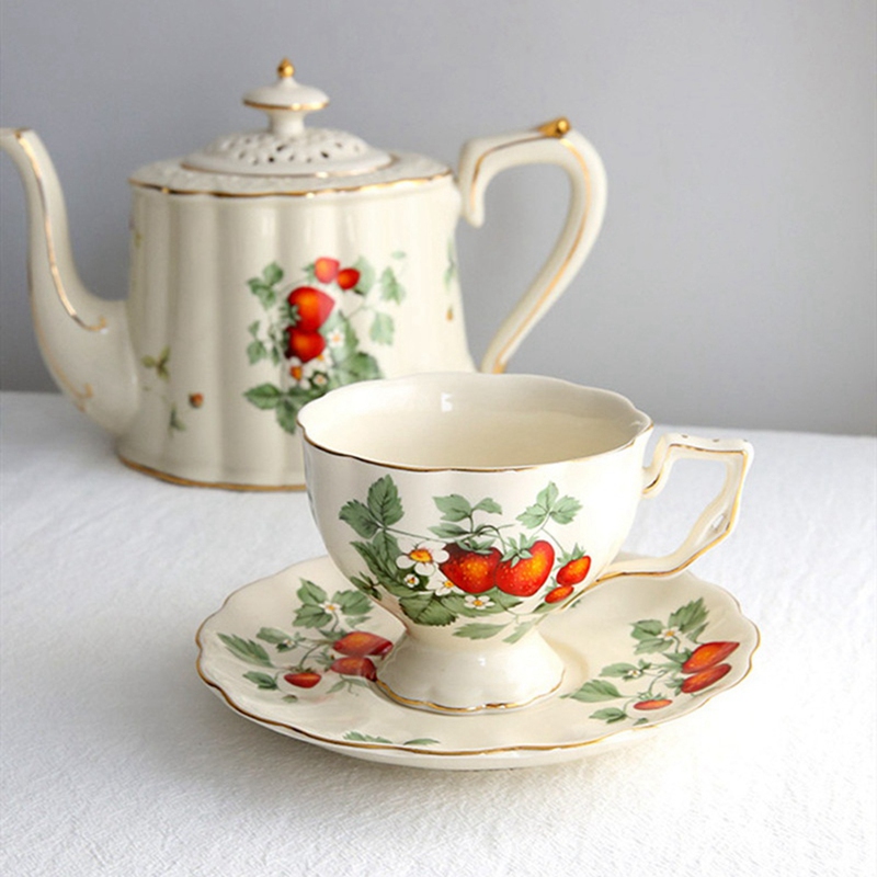 French Retro Teapot Coffee Cup - Coffee Tea English review and price