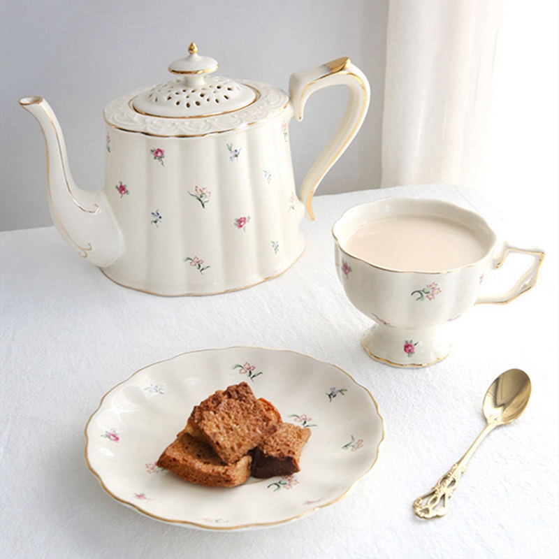 French Retro Teapot Coffee Cup - Coffee Tea English review and price