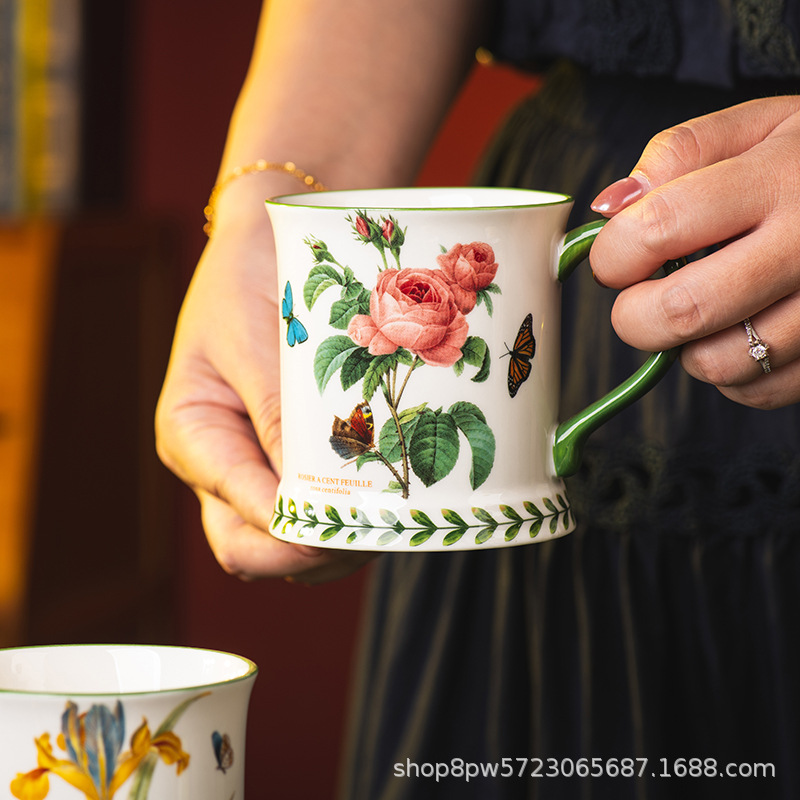Creative Pastoral Style Cerami - Coffee Tea English review and price