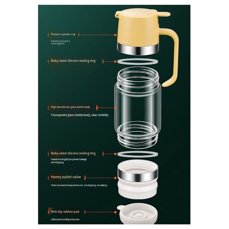 No Drip Honey Dispenser 350Ml  - Coffee Tea Vending Machine review and price