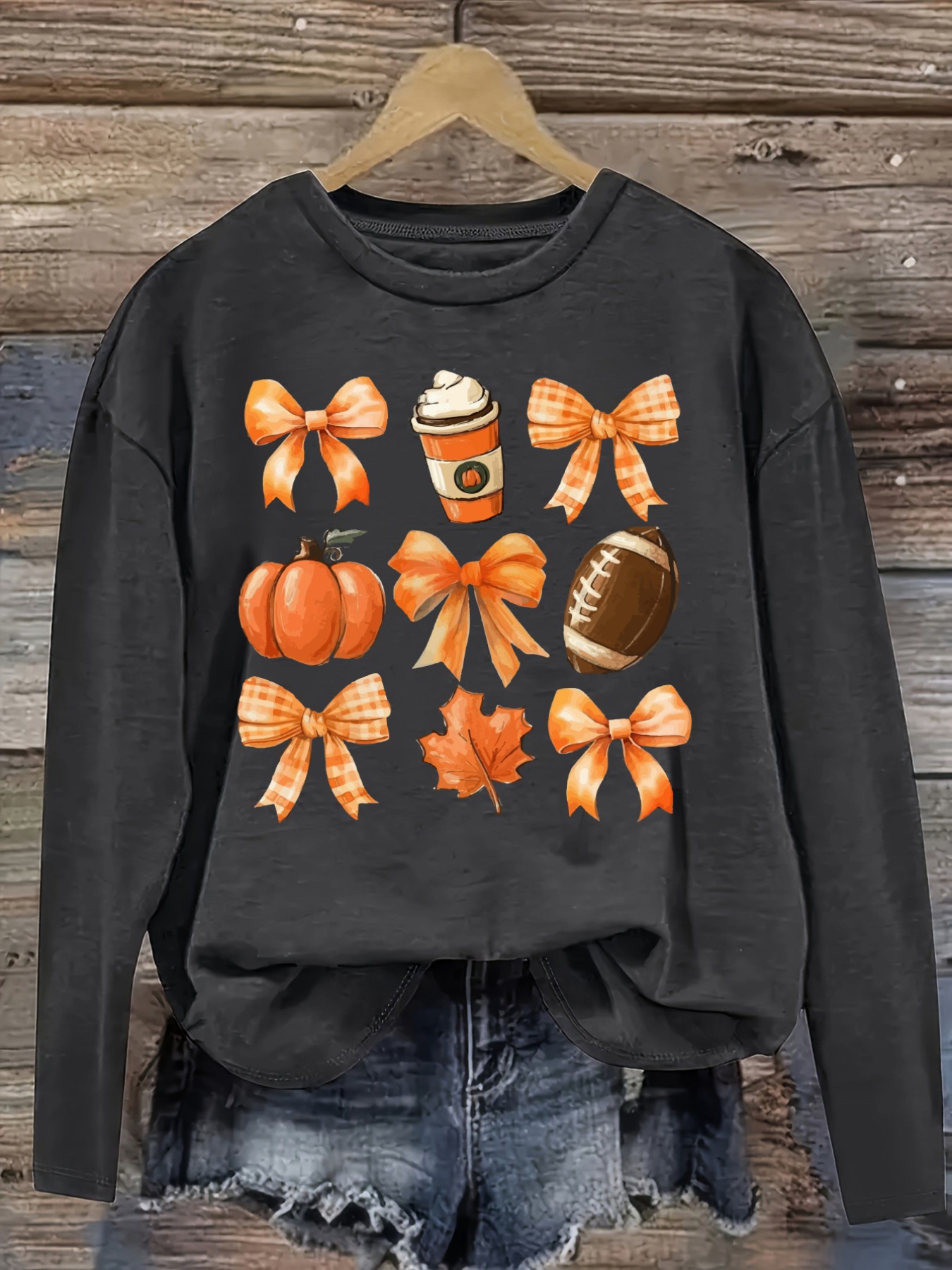 Women's Casual Long Sleeve Cre - Coffee & Tea Collective review and price