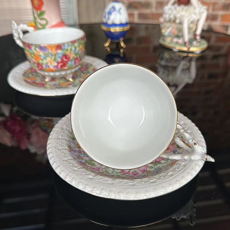Coffee cups, plates, European  - Coffee Tea English review and price