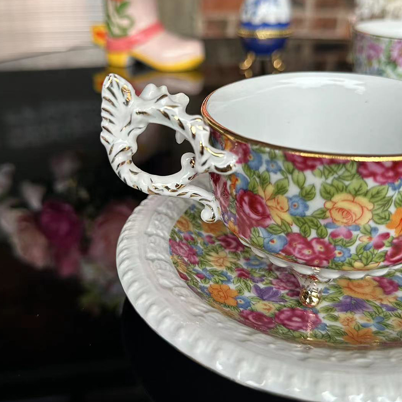 Coffee cups, plates, European  - Coffee Tea English review and price