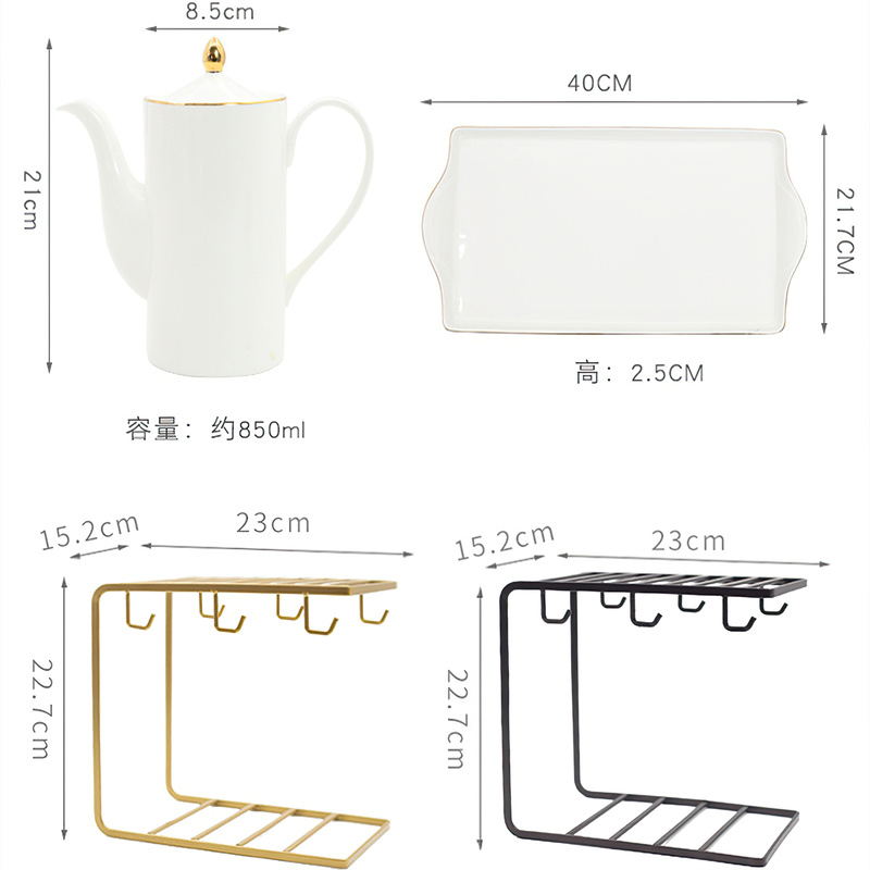Ceramic Coffee Cup Tea Pot Tra - Coffee Tea Stand review and price