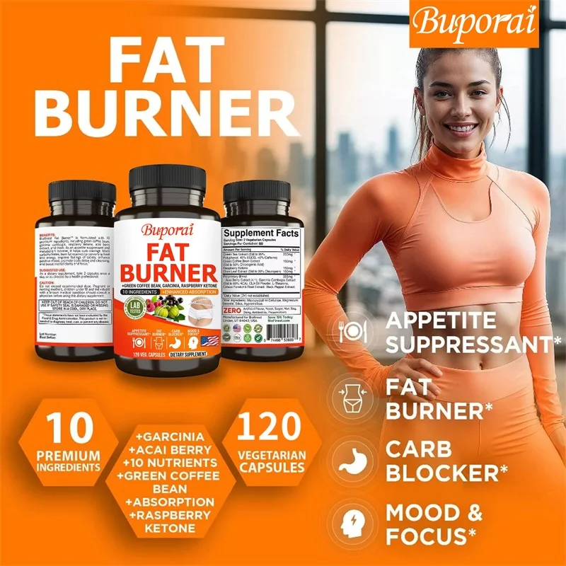 Fat Burner Capsules - Healthy  - Coffee Tea Green review and price