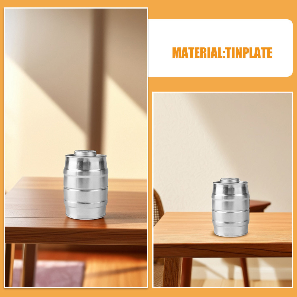 Retro Wine Barrel Shaped Tinpl - Coffee Tea And Bean review and price