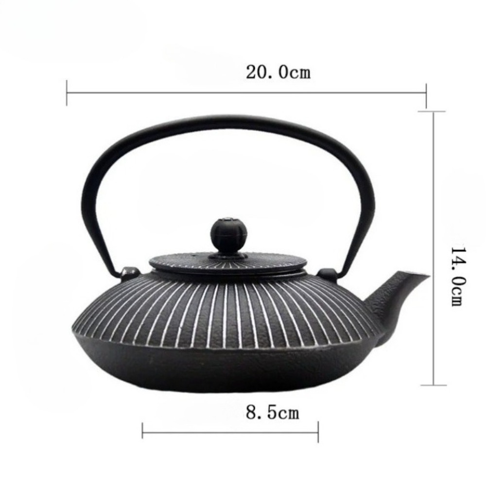 800ml Cast Iron Teapot Umbrell - Cast Iron Teapot review and price