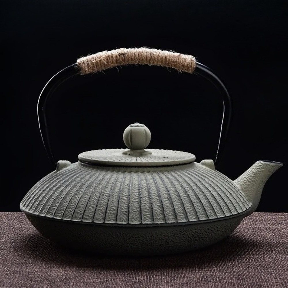 800ml Cast Iron Teapot Umbrell - Cast Iron Teapot review and price