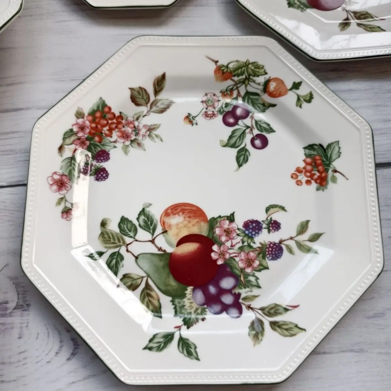 Hand painted green side , frui - Coffee Tea Green review and price