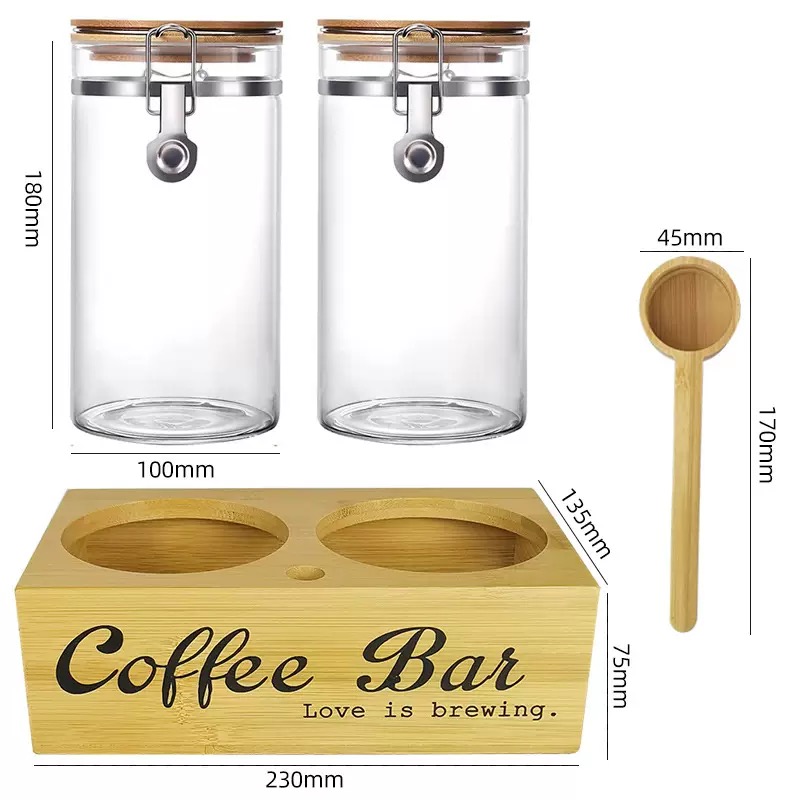 Coffee Storage Jars 2 Pack wit - Coffee Tea And Bean review and price