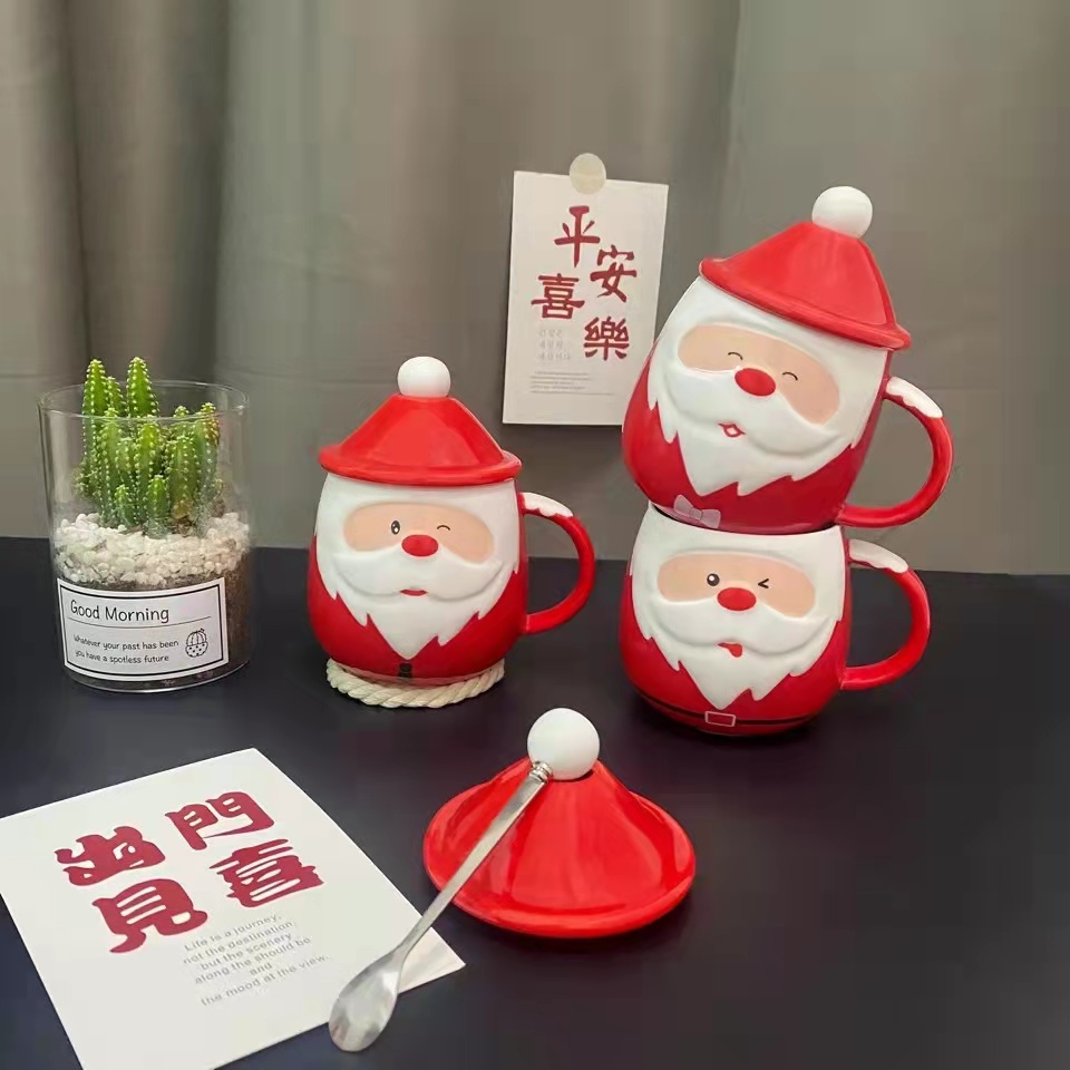 Creative Cute Cartoon Christma - Coffee Tea Friends review and price