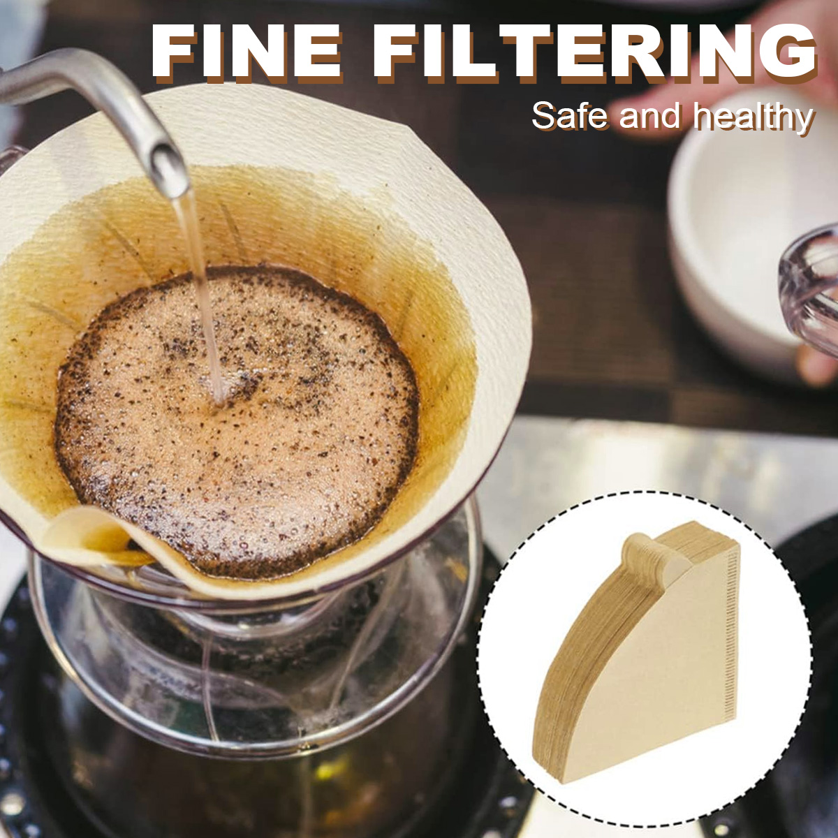 100/200 Count Cone Coffee Filt - Coffee Tea Paper Cups review and price