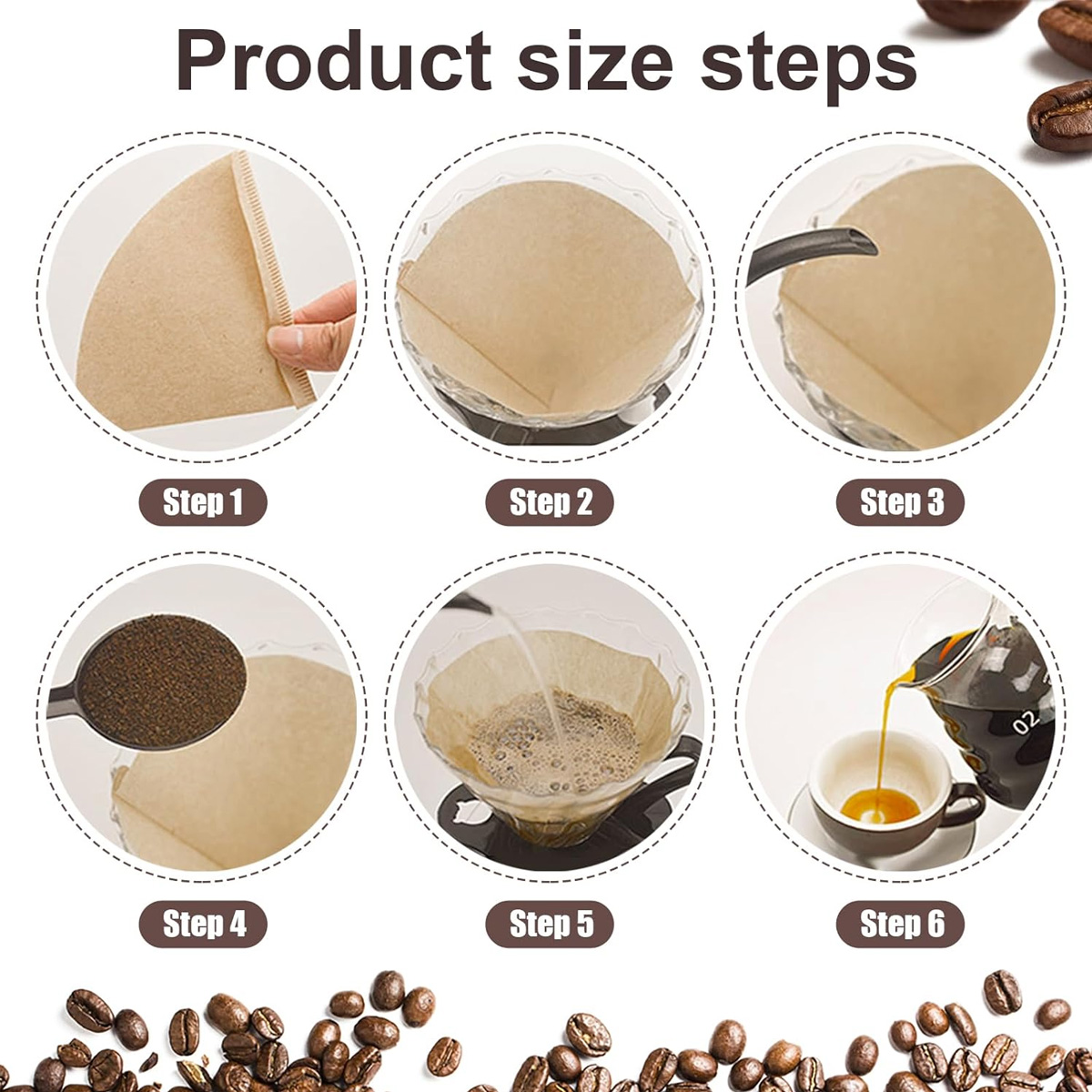 100/200 Count Cone Coffee Filt - Coffee Tea Paper Cups review and price