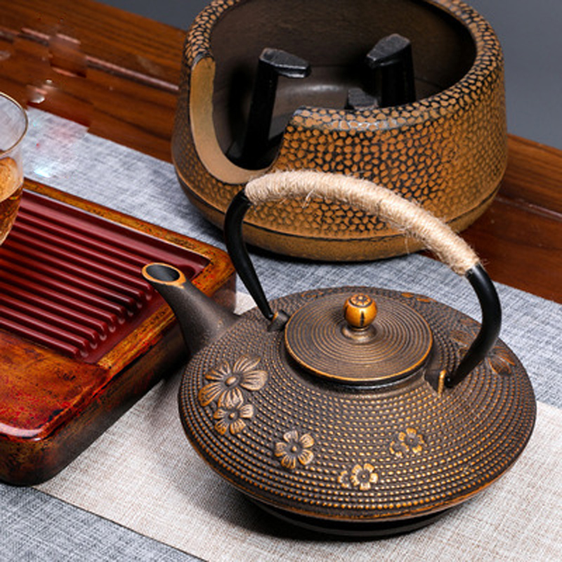 Cast Iron Pear Blossom Bamboo  - Cast Iron Teapot review and price