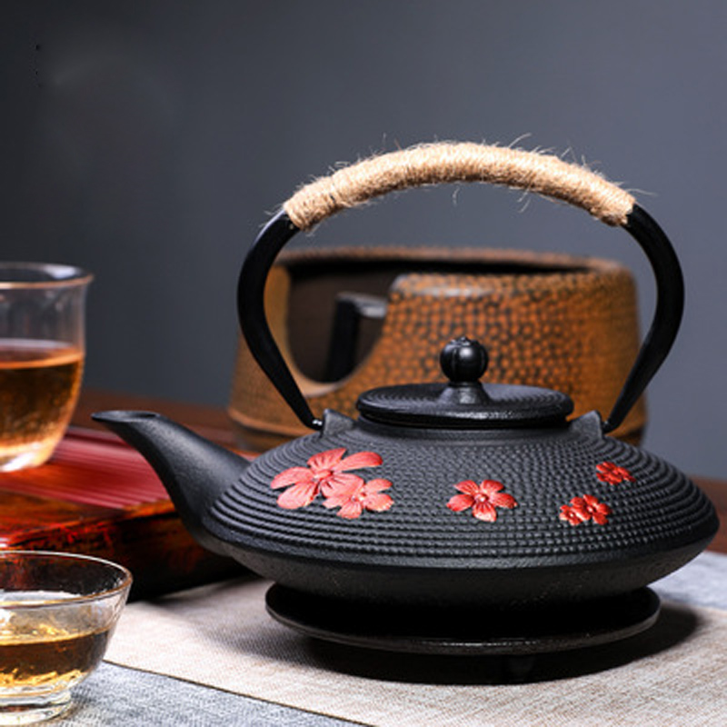 Cast Iron Pear Blossom Bamboo  - Cast Iron Teapot review and price