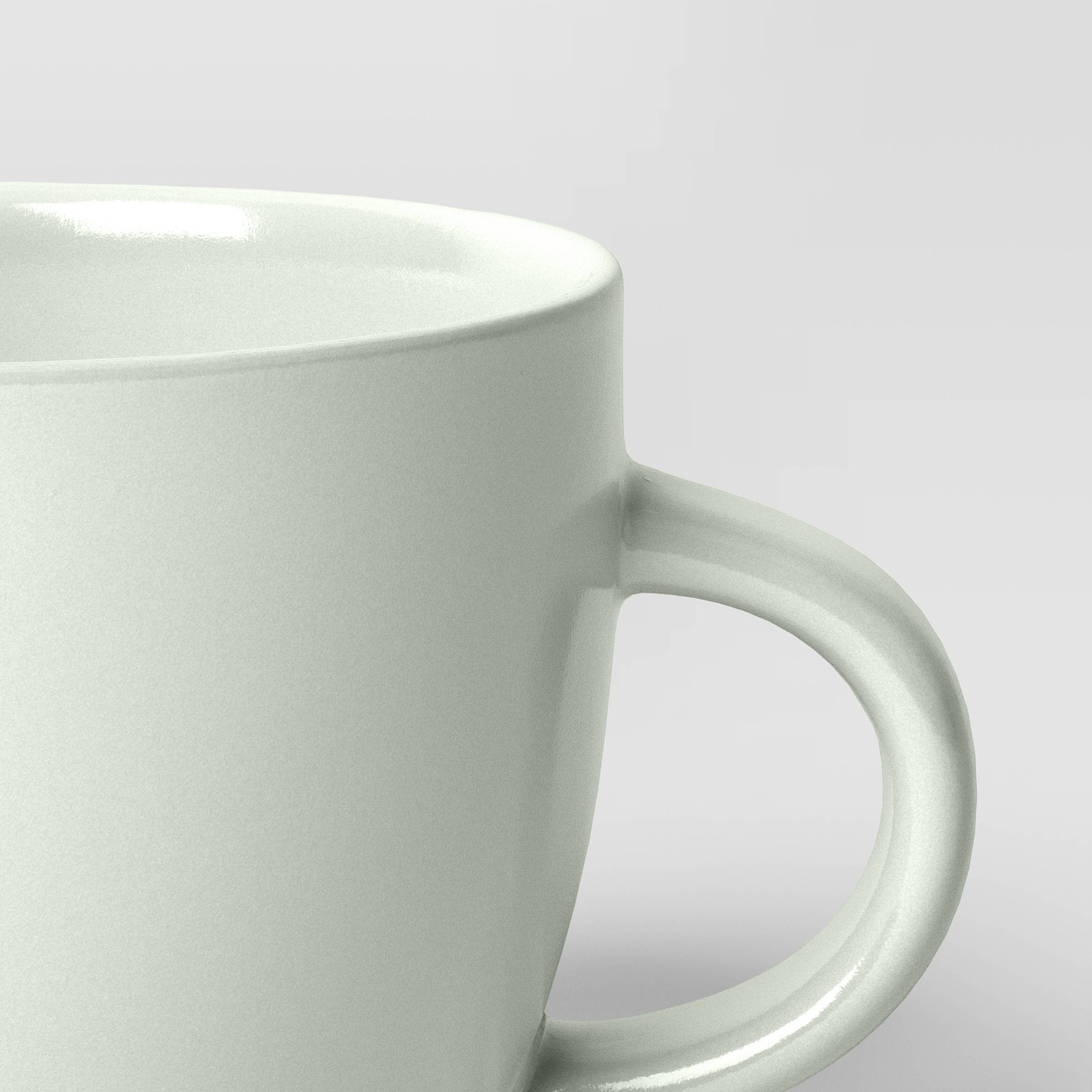 16oz Light Green Stoneware Ave - Coffee Tea Green review and price