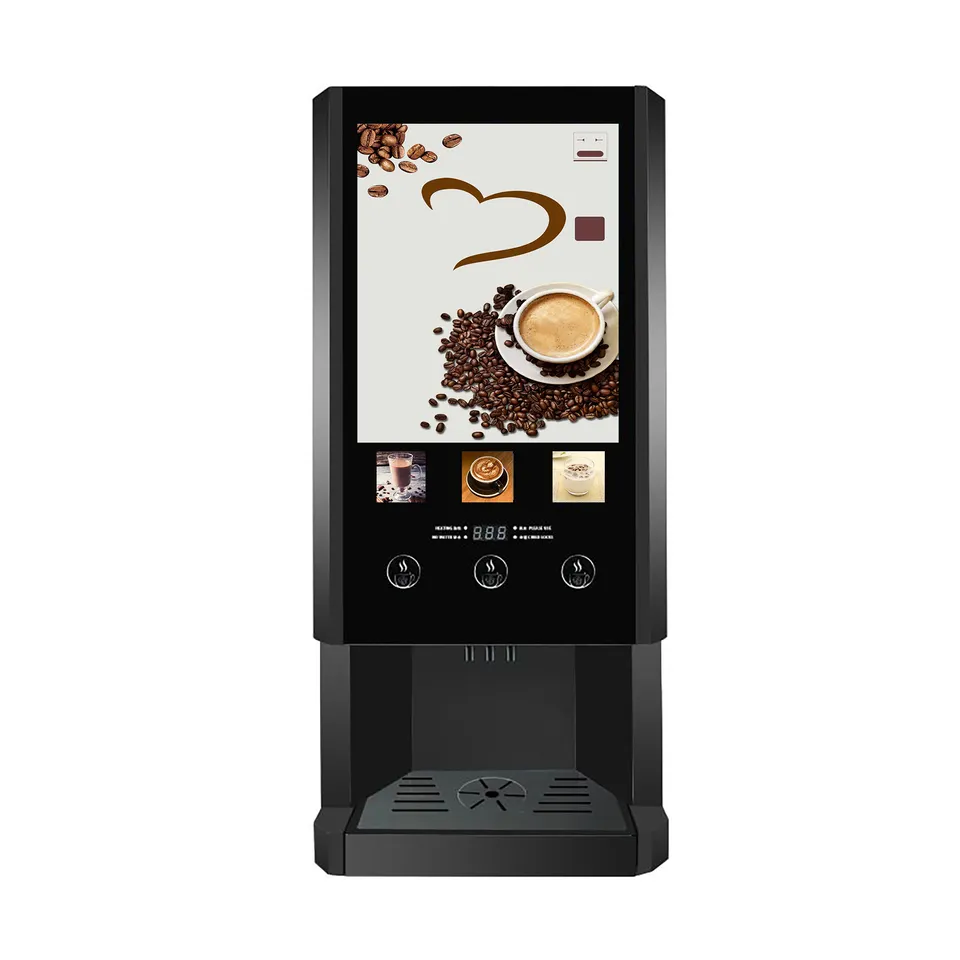 Automatic 3 Hot Flavors Coffee - Coffee Tea Vending Machine review and price
