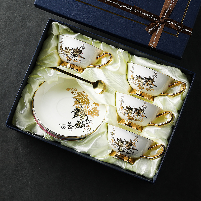 Coffee Cup Small Exquisite Set - Coffee Tea English review and price