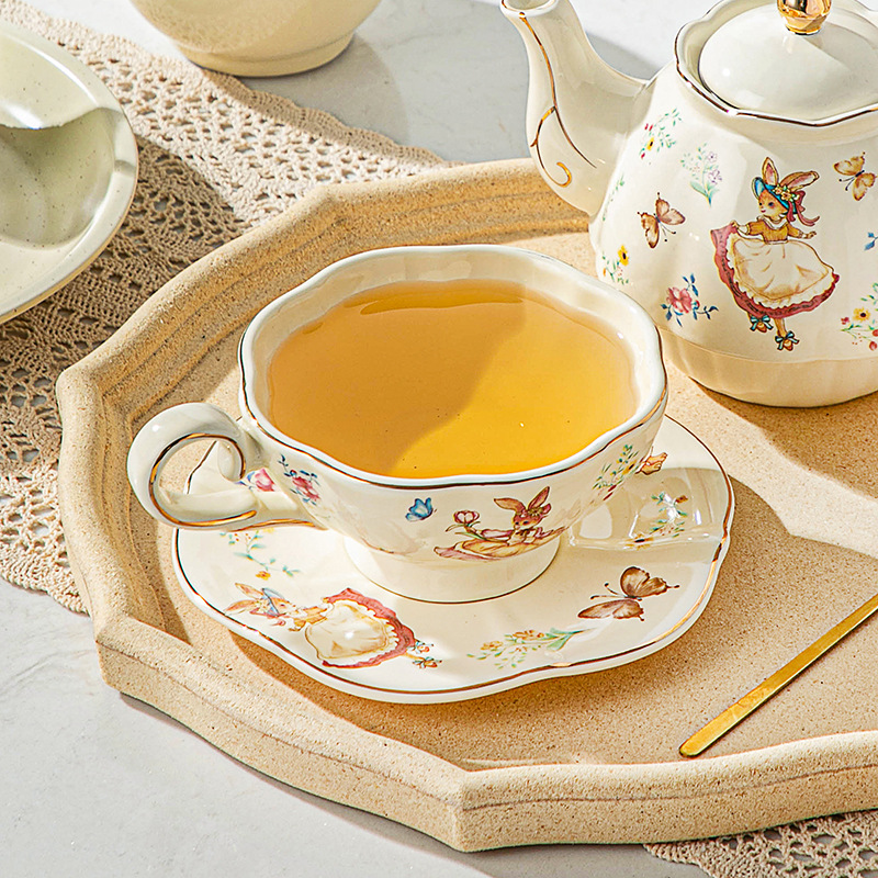 English retro coffee cup and p - Coffee Tea English review and price
