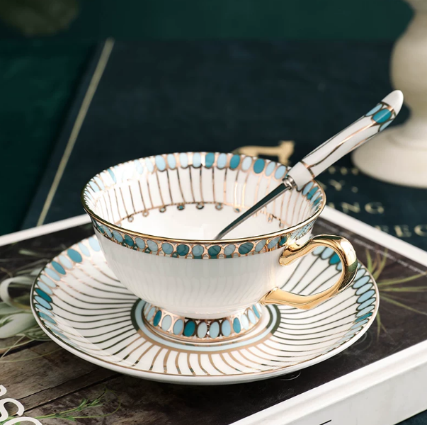 Elegant Bone China Tea Cup & S - Coffee Tea English review and price