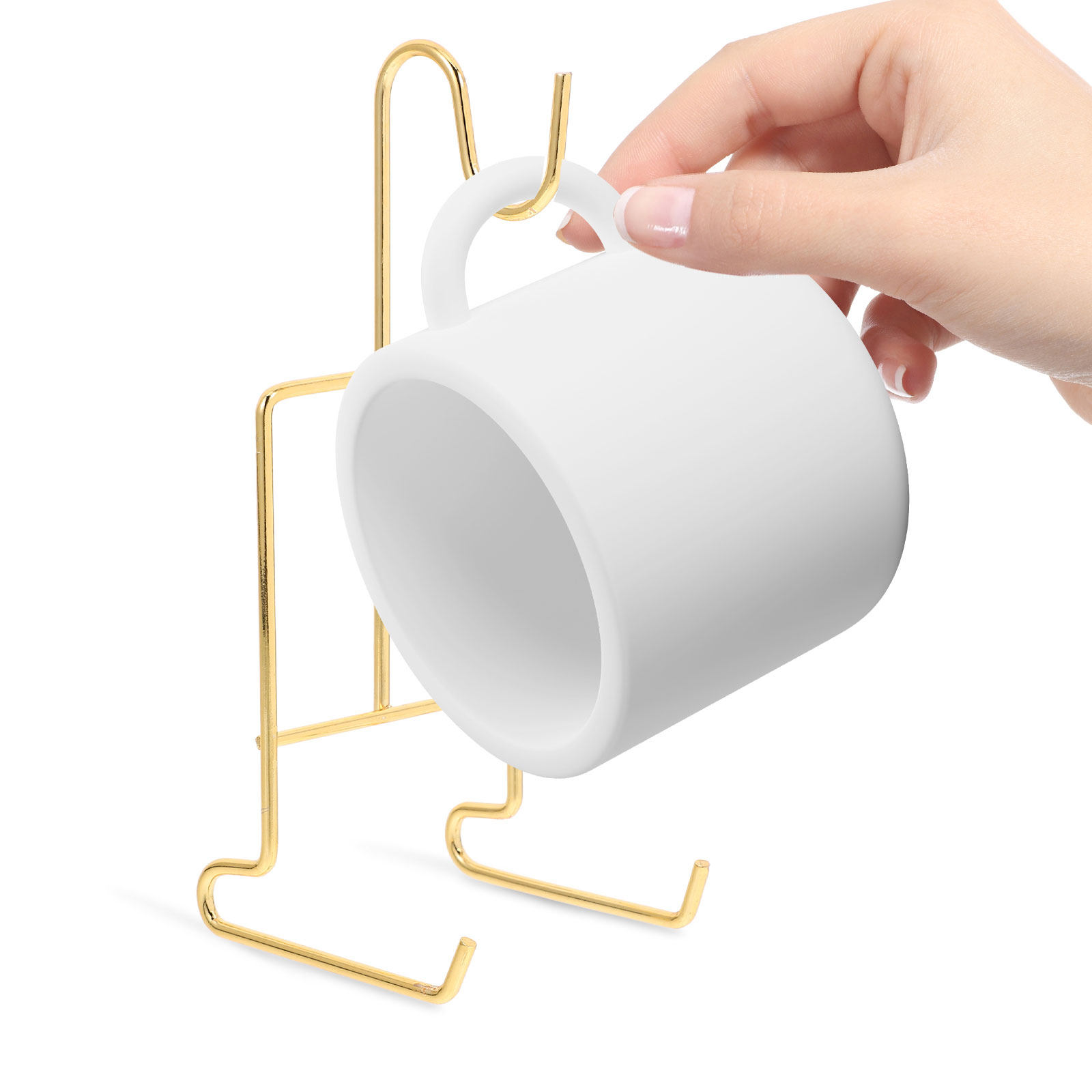 6Pcs Tea Cup Display Stand Met - Coffee Tea Stand review and price
