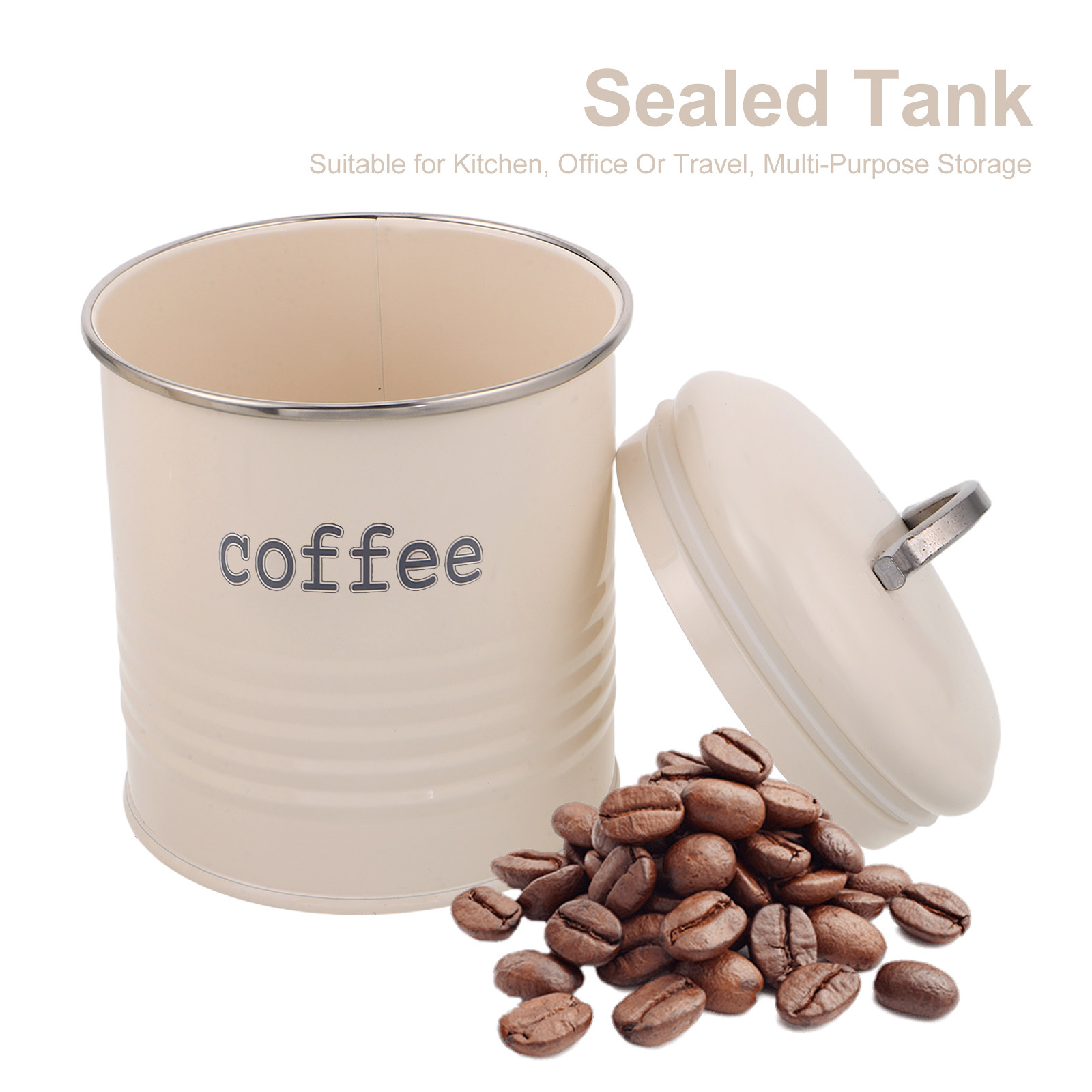 3Pcs Sealed Coffee Bean Contai - Coffee Tea And Bean review and price